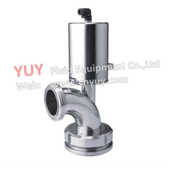 Stainless Steel Pneumatic Elbow Tank Bottom Valve