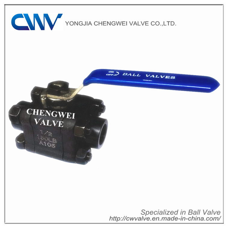 3PC High Pressure A105 NPT/Sw Forged Ball Valves