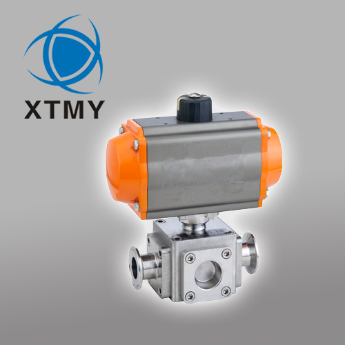 Sanitary Square Pneumatic Ball Valve