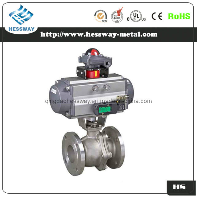 Pneumatic Regulating Valve Ball Valve with Flange