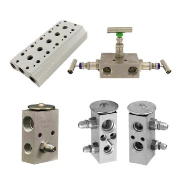 Pneumatic Valve Block CNC Machining