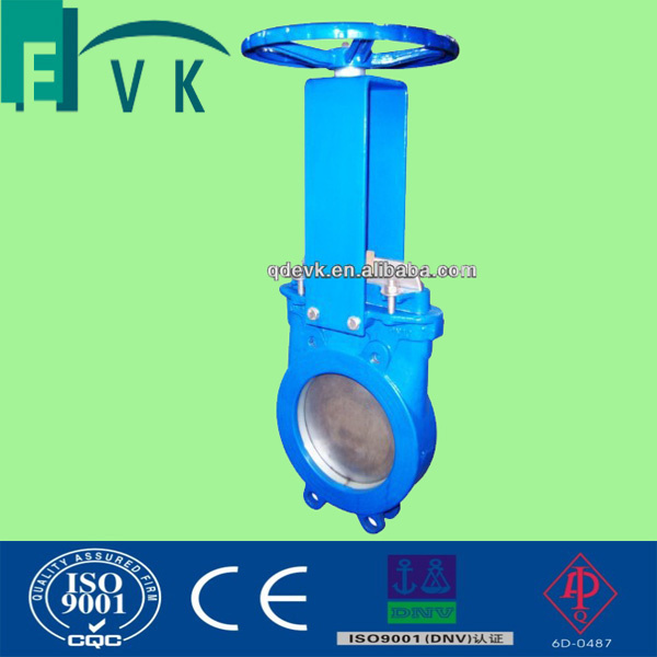 Cast Iron Flat Face Knife Gate Valve