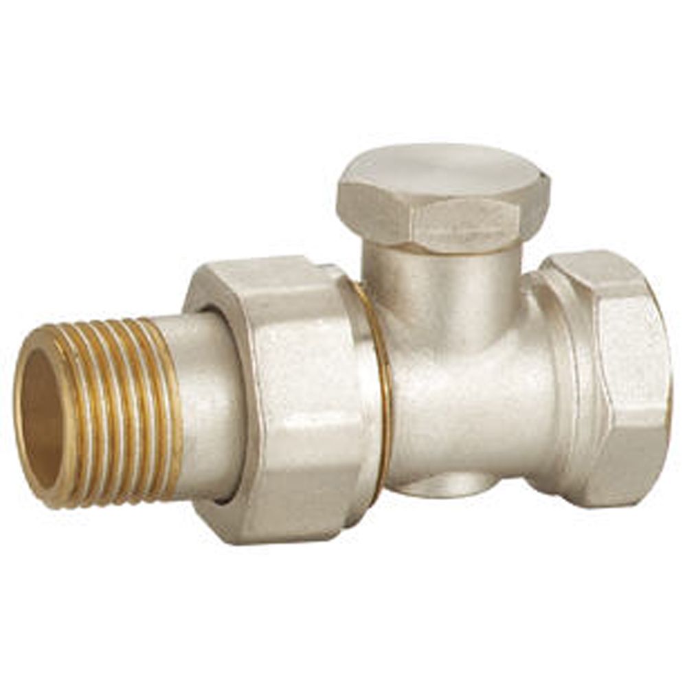 Brass Angle Radiator Valve with Nickle Plated