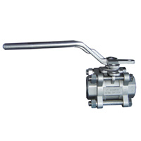 2000PSI 3PC Stainless Steel Ball Valve