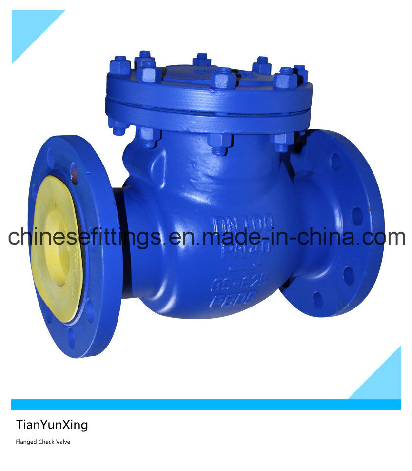 H44h DIN3202 Flanged Swing Ductile Iron Check Valve