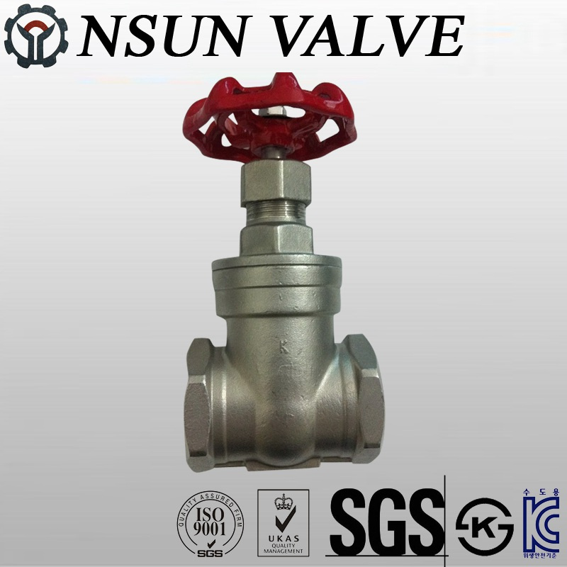 API Screwed Stainless Steel Gate Valve