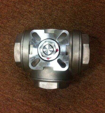 Three Way Floating Type Ball Valve with Direct Mounting