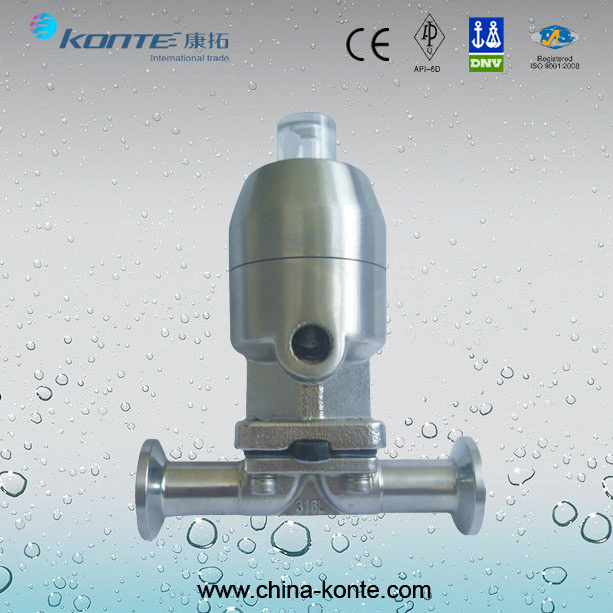 Stainless Steel Sanitary Diaphragm Valve with CE Certificate