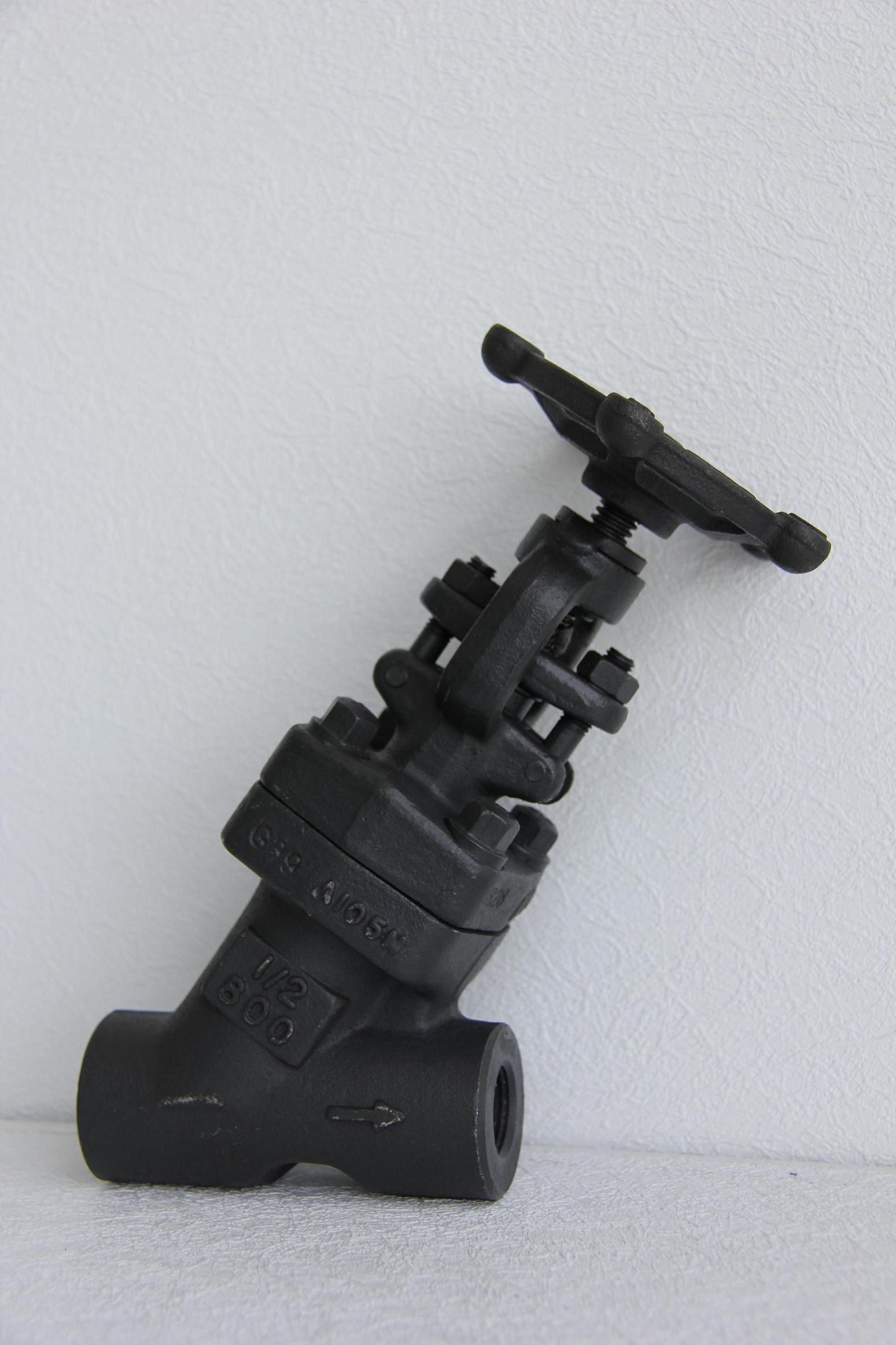Class150~2500 Forged Steel Y Pattern Globe Valve
