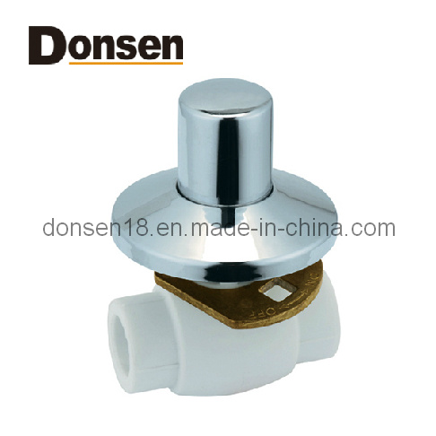 PPR Concealed Installation Ball Valve with Brass Ball