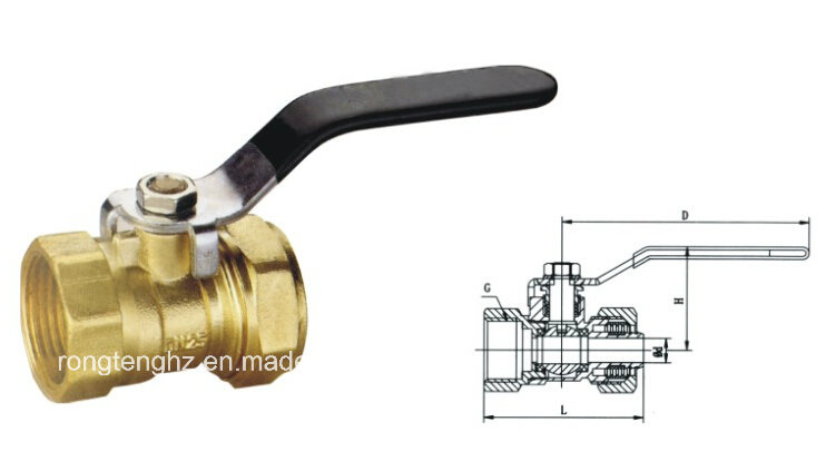 Brass Ball Valve Female-Female for Water