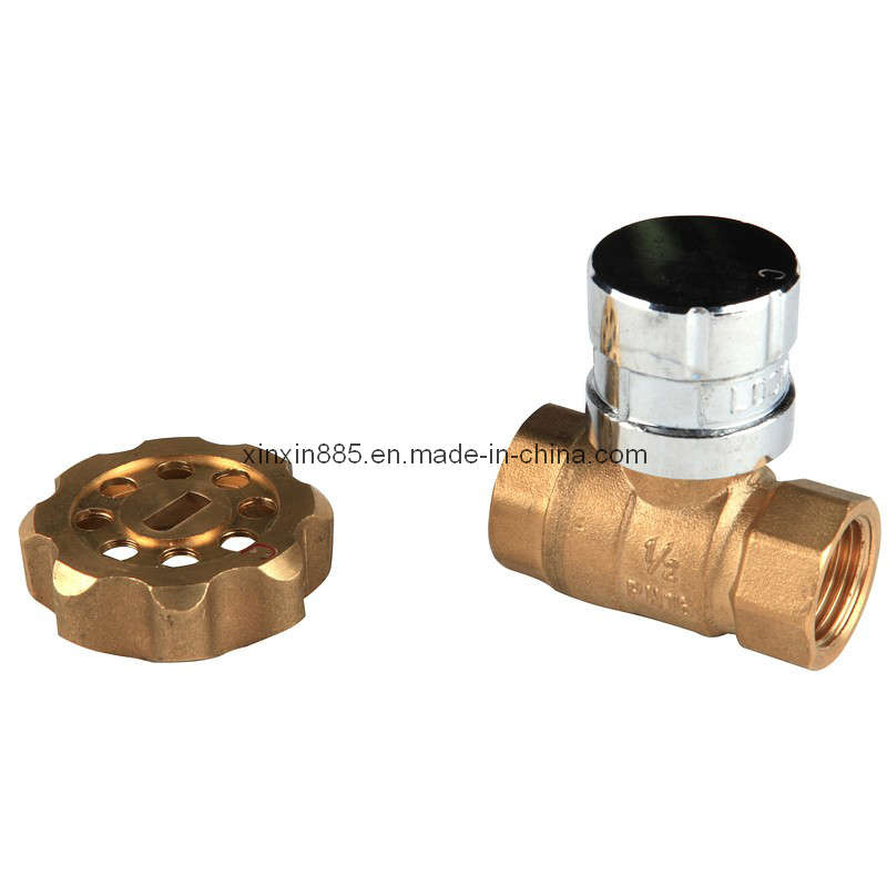 Magnetic Brass Lockable Ball Valve