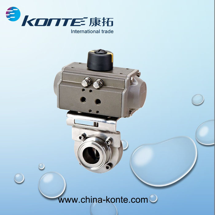 Pneumatic Sanitary Butterfly Valve
