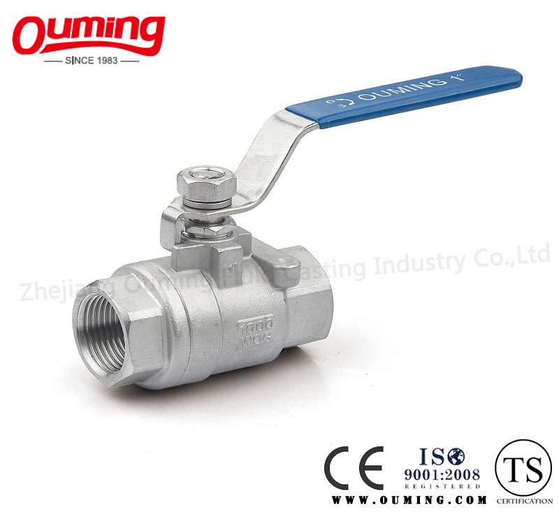 2 PC Stainless Steel Thread Ball Valve