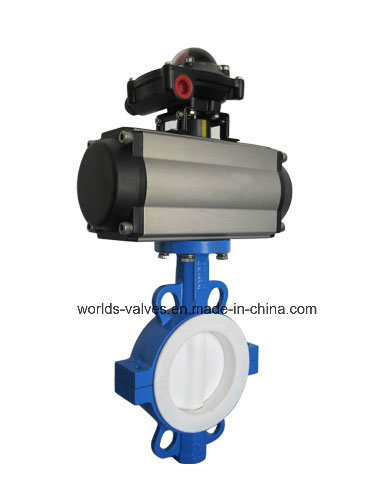 Electro Pneumatic Wafer Butterfly Valve (D671X-10/16)