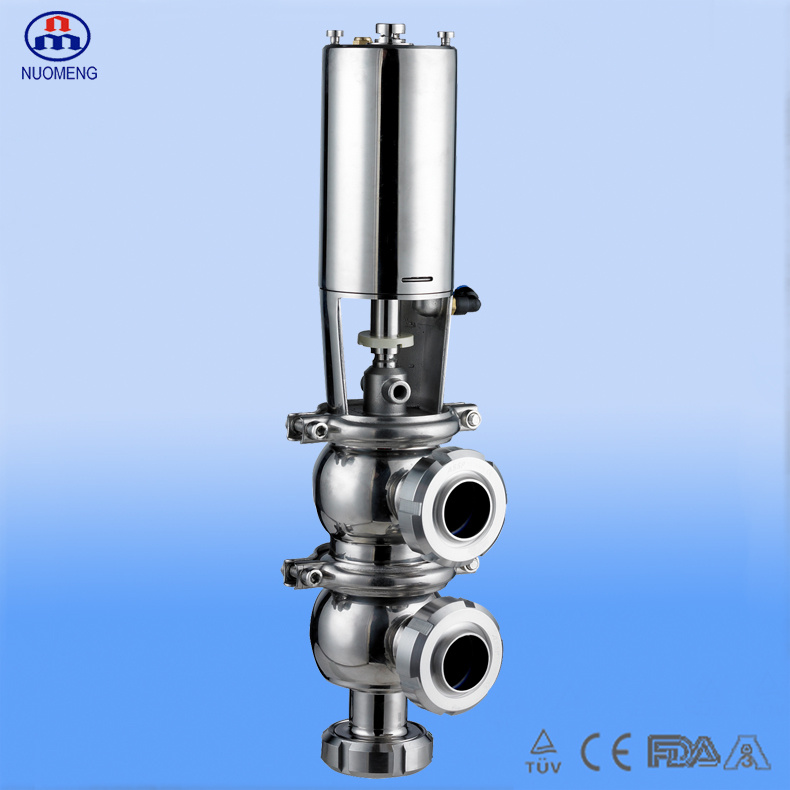 Sanitary Stainless Steel Pneumatic Union Reversing Valve (ISO-No. RJ0003)