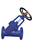 Oblique Type Globe Valve with Bellow Seal (GJ45Y)