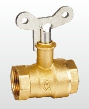 (A) Brass Ball Valve with Lock/Locked Brass Ball Valve