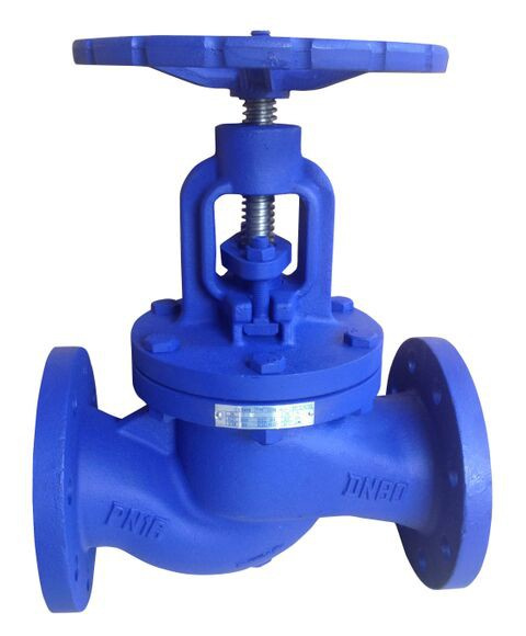 DIN PN16Flanged End Cast Iron Angle Globe Valves