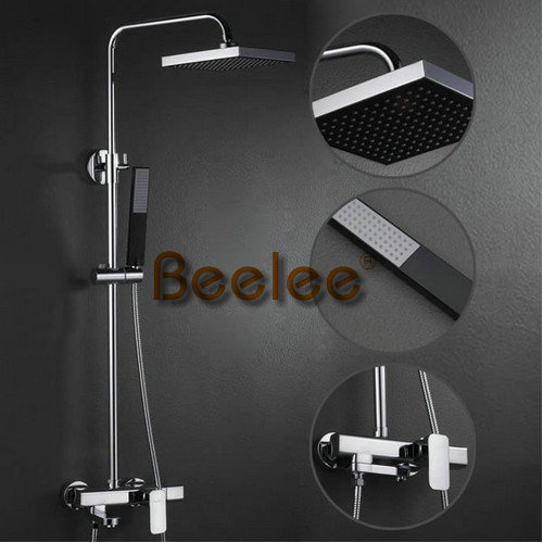 Luxury Wall Mounted Bathroom Shower Faucet Set (Q12010)