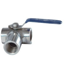 Stainless Steel Sanitary 3 Way Ball Valve