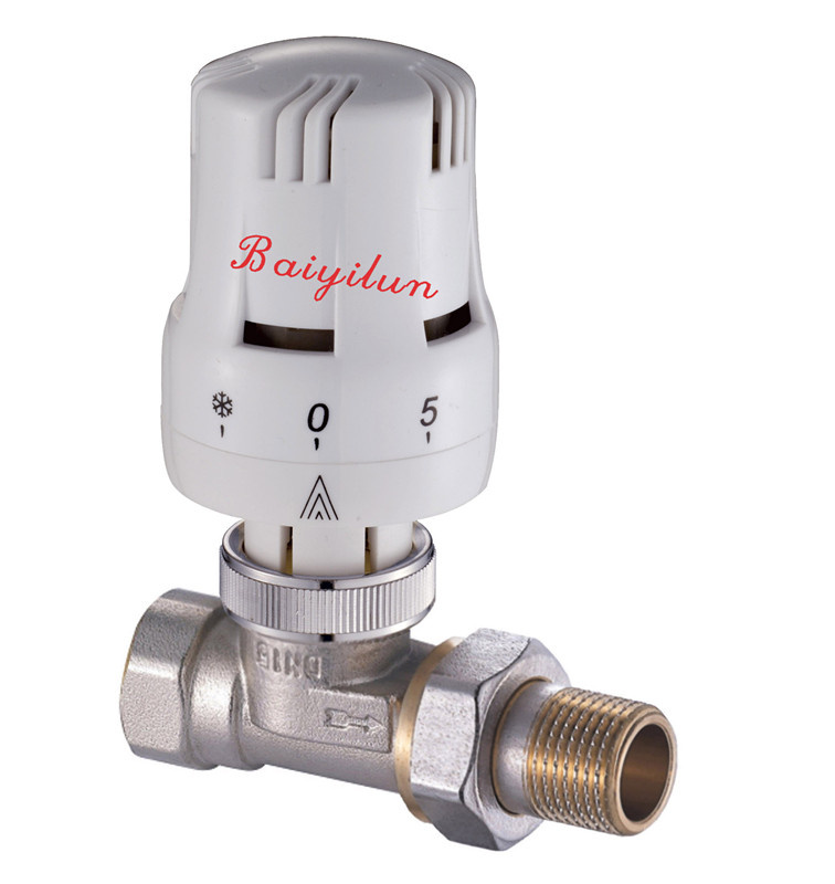 25mm Straight Brass Automatic Radiator Valve