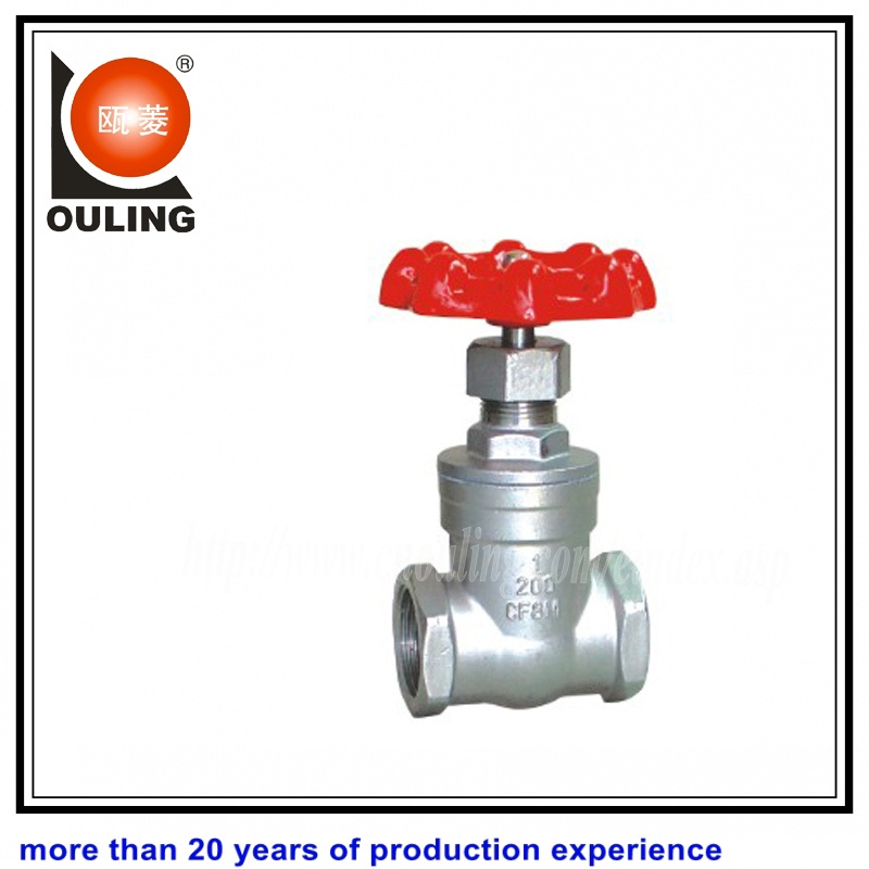 Ss316 Industrial Screwed Gate Valve