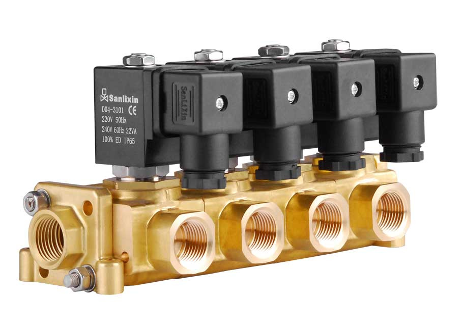 Manifold Type Series 2/2-Way Direct Acting Water Solenoid Valve(SLE)