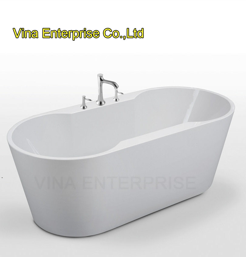 Character Ellipse Seamless Acrylic Bathtub