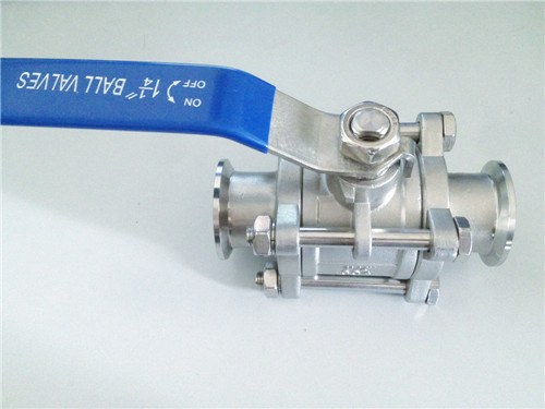 Sanitary Stainless Steel 3PC Ball Valve