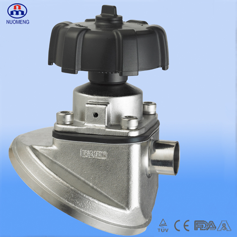 Stainless Steel Manual Welded Tank Bottom Diaphragm Valve (DIN-No. RG1027)