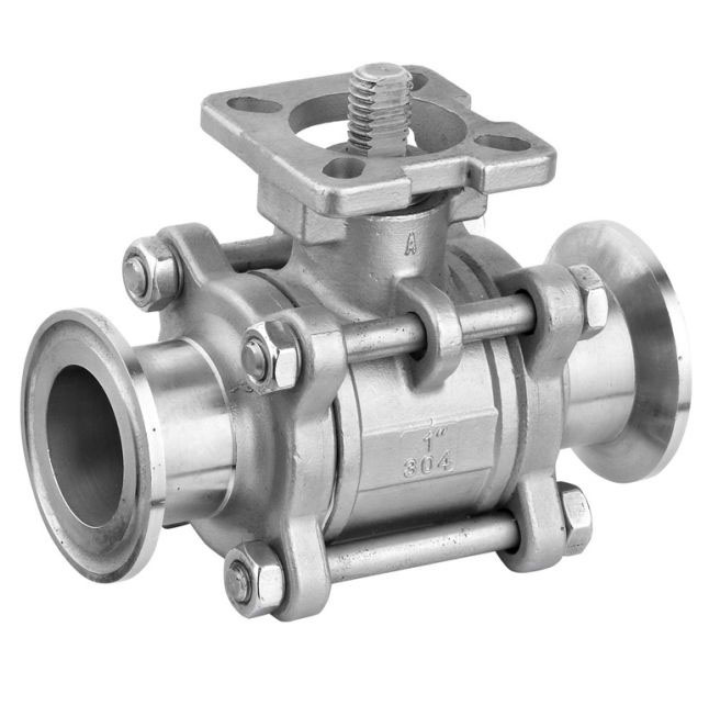 3 Piece Clamp Ball Valve