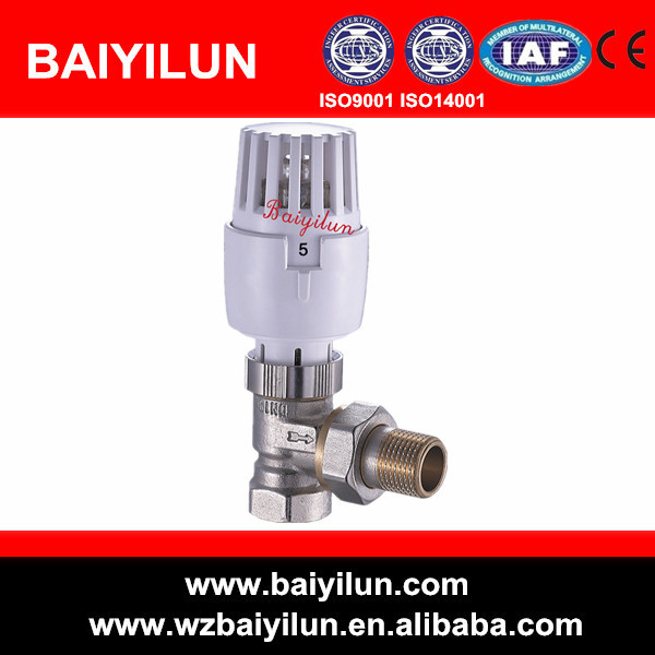 Automatic Brass Angled Thermostatic Valve