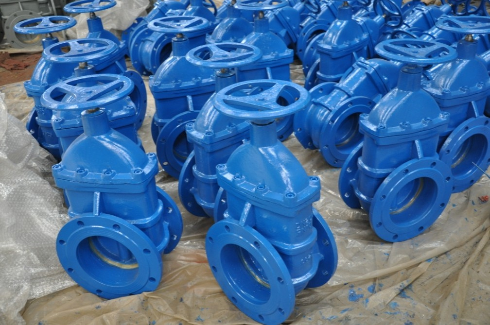DIN Cast Iron Metal Seated Gate Valve with Good Quality