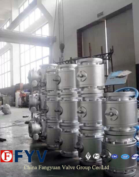 ANSI Turbine Cast Steel Trunnion Mounted Ball Valve