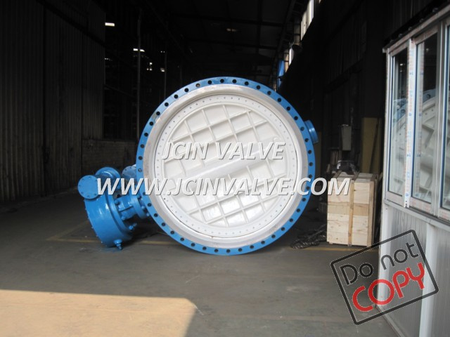 Eccentric Butterfly Valve with Worm Gear Pn25