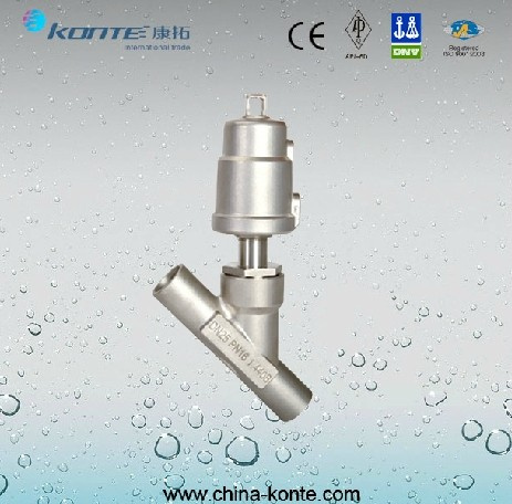 Pneumatic Welding Ss Head Angle Piston Valve