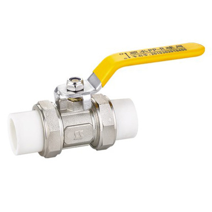 PP-R Cube Brass Ball Valve (SS3010)