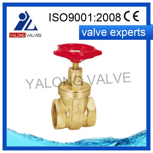 Forged 4 Inch Brass Gate Valve