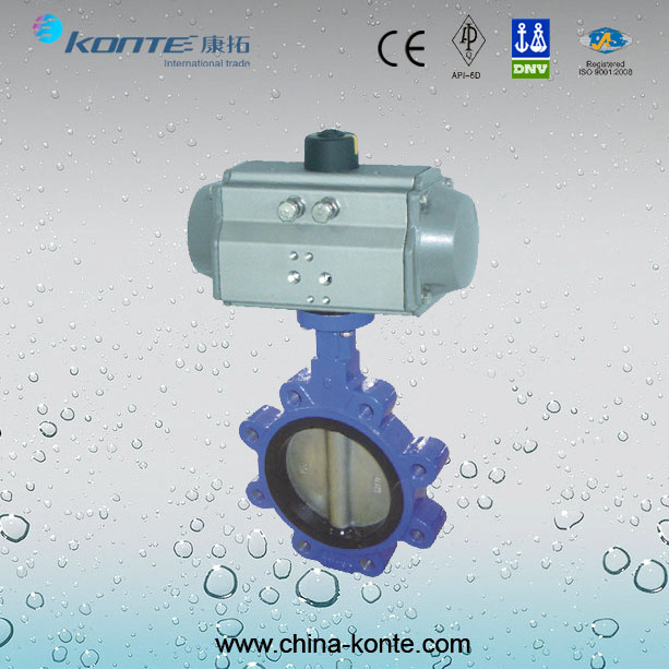 Pneumatic Butterfly Valve (Aluminium)