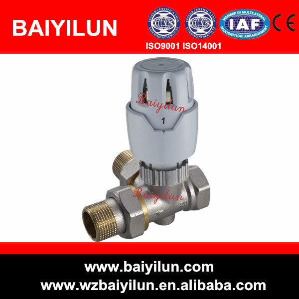 Dn20 Automatic Brass Thermostatic Three Way Valve