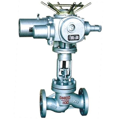 Dn100 Pn16 Cast Steel Electric Globe Valve