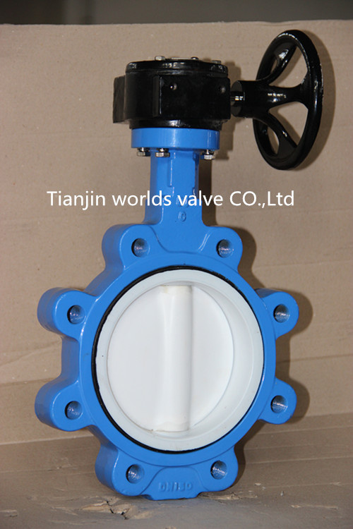 PTFE Lining Lug Butterfly Valve (D371X-10/16)