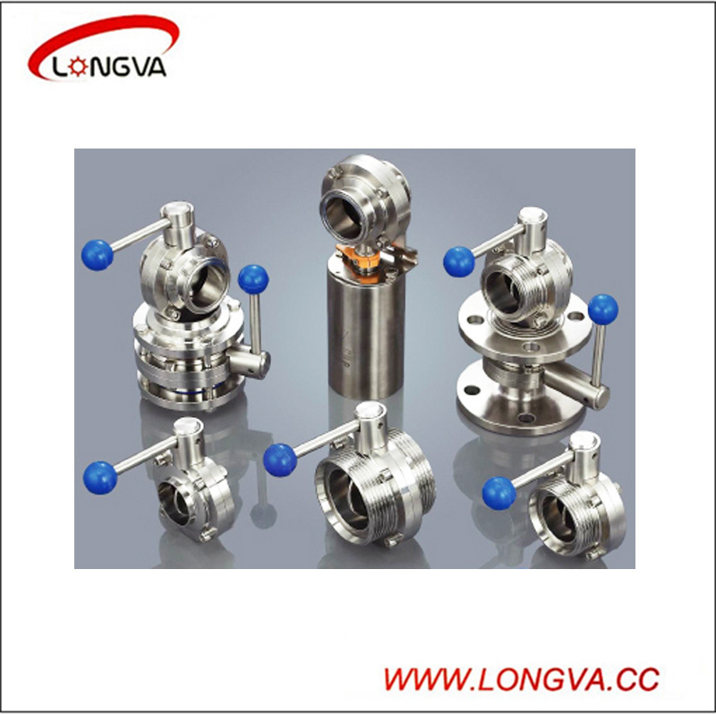 Wenzhou High Quality Stainless Steel Sanitary Butterfly Valve
