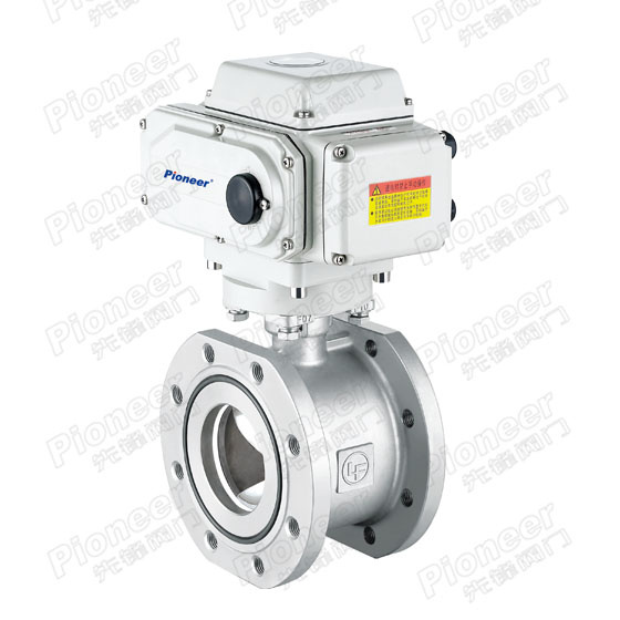 Motorized V-Port Regulating Vacuum Ball Valve