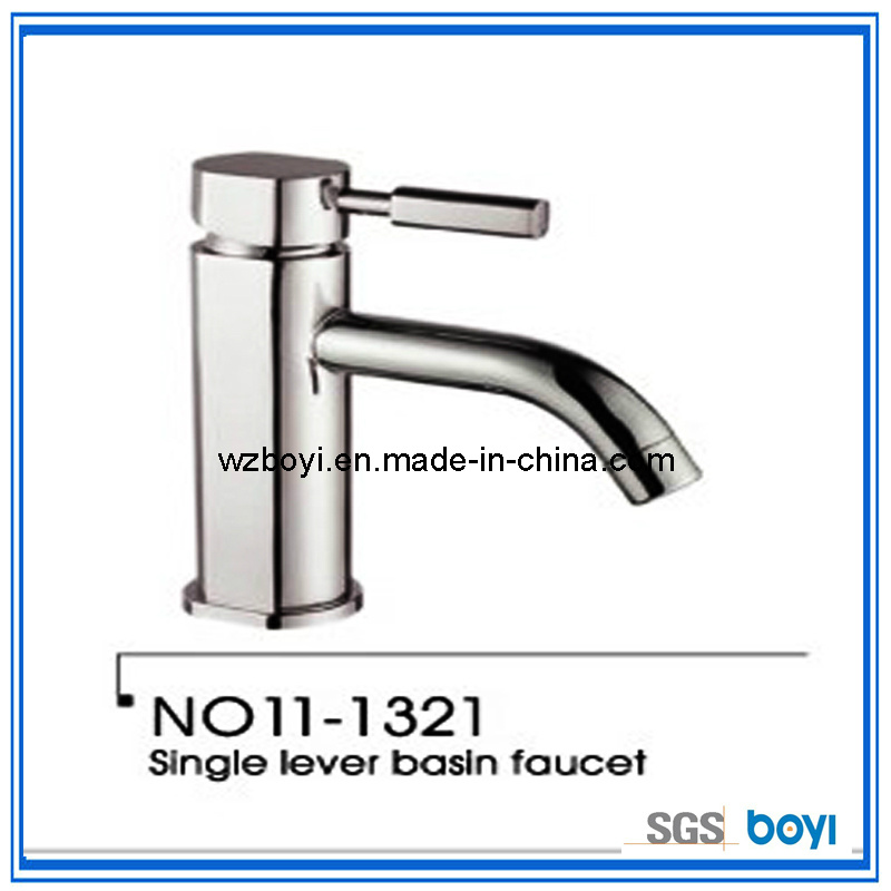 Ceramic Valve Single Handle Basin Mixer (NO11-1321)