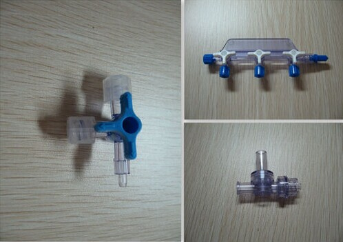 Plastic Three Way Stopcock Valve (FL-216)