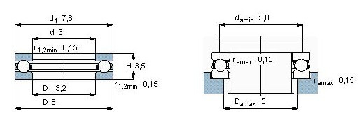 Thrust Ball Bearing (51196)