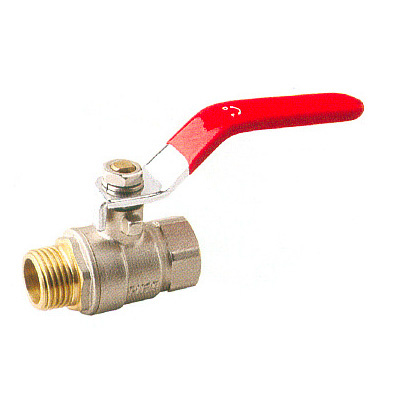 Steel Handle Brass Ball Valve