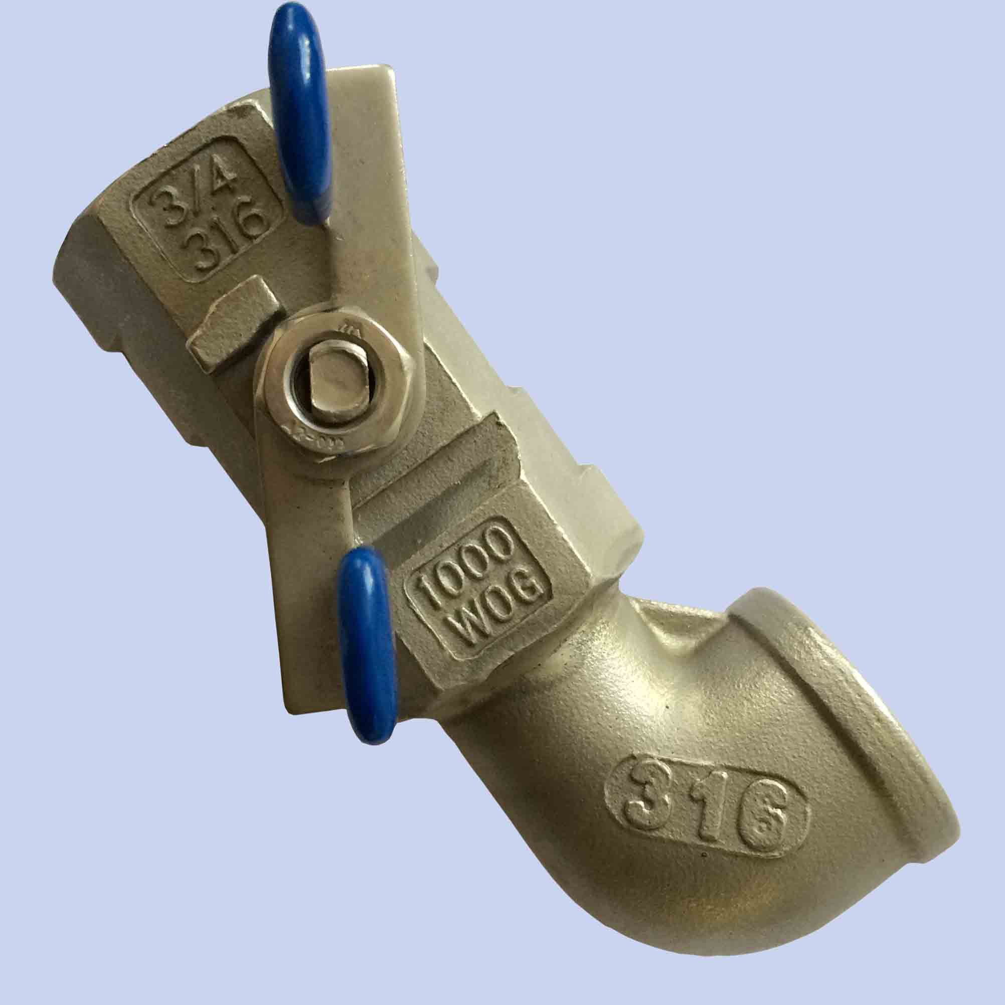 Stainless Steel 304/316 Ball Valve Welding Elbow